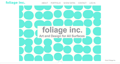 Desktop Screenshot of foliageinc.com